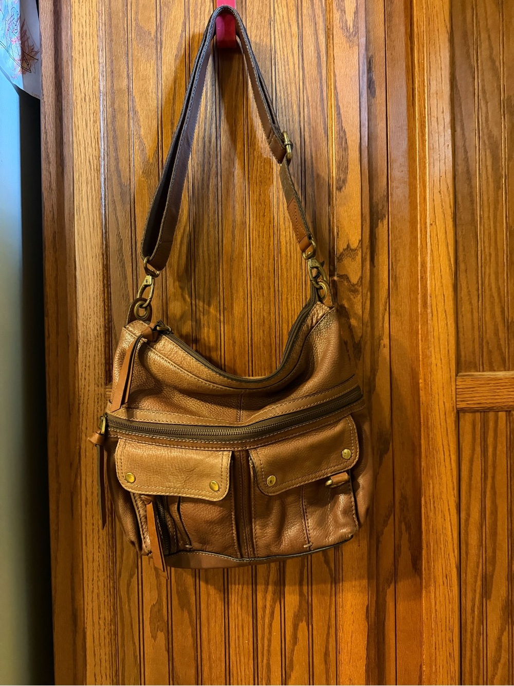 Vintage Fossil - Morgan Large Top Zip Traveler Crossbody